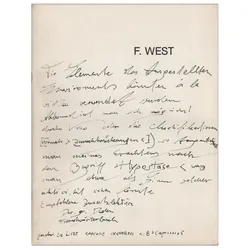 FRANZ WEST. WORKS 1970-1985, Fachbücher von Franz West