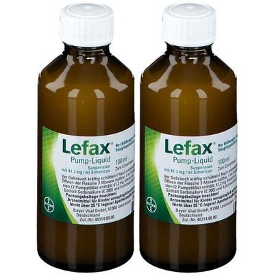 Lefax Pump-Liquid x2 2x100 ml Pumplösung