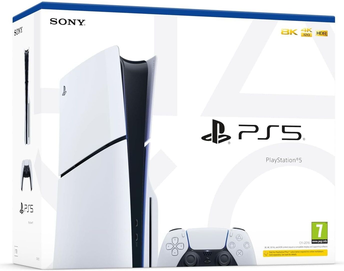 Gadcet Chadwell Heath Playstation 5 Slim Console, 1TB - White, Used - Very Good