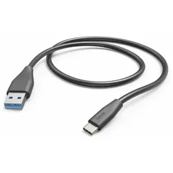 HAMA Ladekabel, USB-A - USB-C, 1,5 m, Schwarz