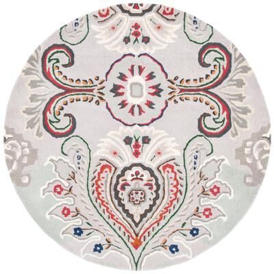 SAFAVIEH Handmade Bella Kenzie Floral Wool Rug