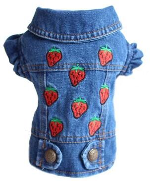 Pet Hub Denim Cowboy Pet Dog Coat   Small Dog Jeans Jacket & Vest   Puppy Outfits & Cat Clothes XL 1