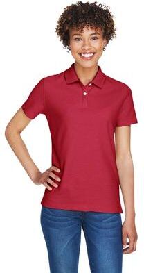 Devon & Jones DG150W Women's DRYTEC20 Performance Polo Shirt in Red size XS
