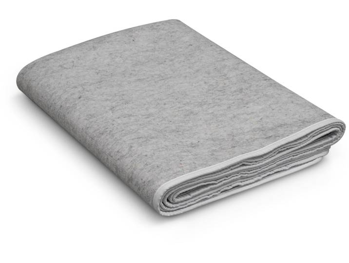 Matratzenschoner JEKATEX Classic , grau (weiß), B:120cm L:200cm, Bezug: 50% Polyester, 20% Polypropylen, 10% Baumwolle, 10% Wolle, 10% Viskose, Matratzenzubehör, Matratzenschoner, optimaler Schutz für Ihre Matratze
