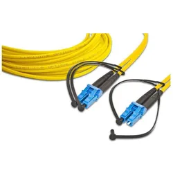 Wirewin LWL-Patchkabel LC-LC, Singlemode, Duplex, 15 m (15 m), Netzwerkkabel