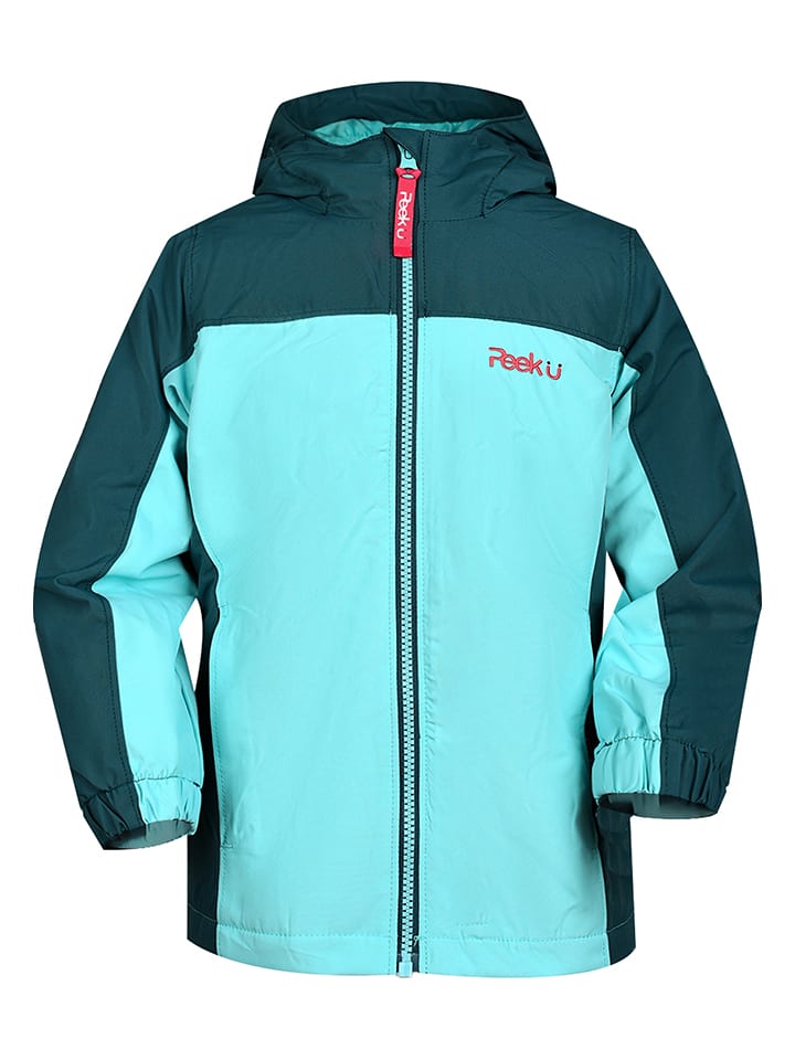 Peek U Leicht gefleecte-Regenjacke "Fifi" in Hellblau/ Blau - 122