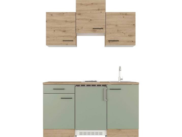 Flex-Well Pantryküche Cara, mit E-Geräten, Gesamtbreite 150,5 cm, in weiten Farben erhältlich