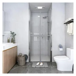 vidaXL, Duschkabine + Duschwand, Lalunville (Transparent) (190 cm, 86 cm, 190 cm)