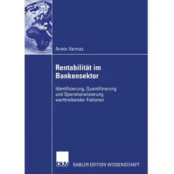 Rentabilität im Bankensektor, Fachbücher von Armin Varmaz