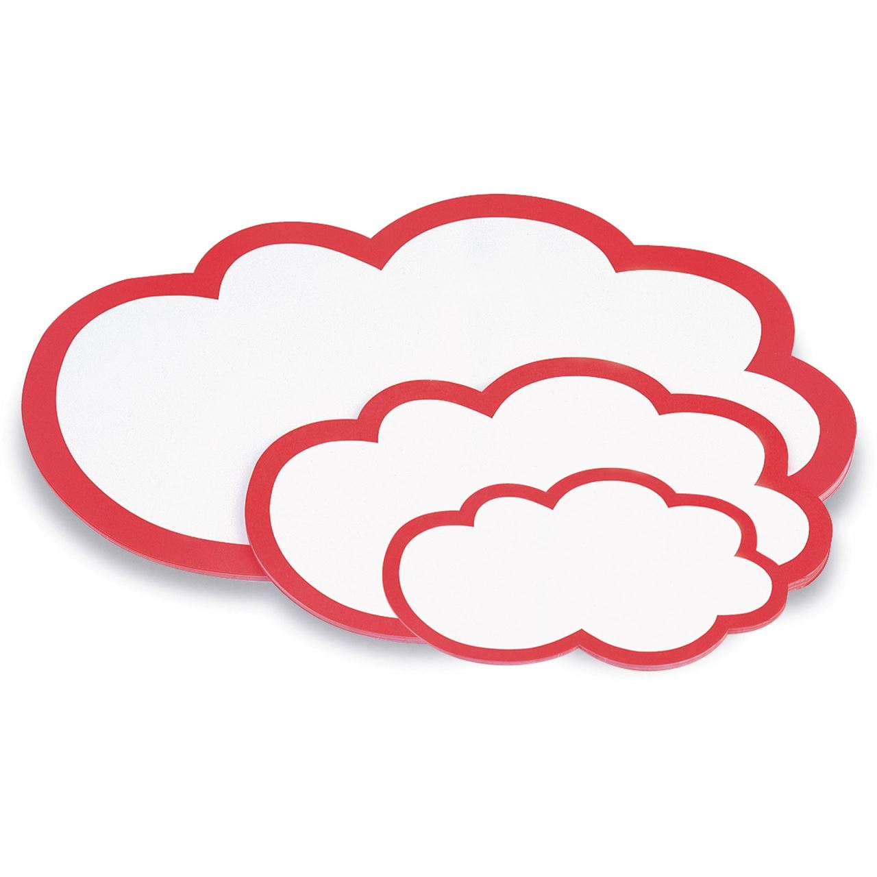 magnetoplan Moderationskarten Wolken, 430 x 265 mm