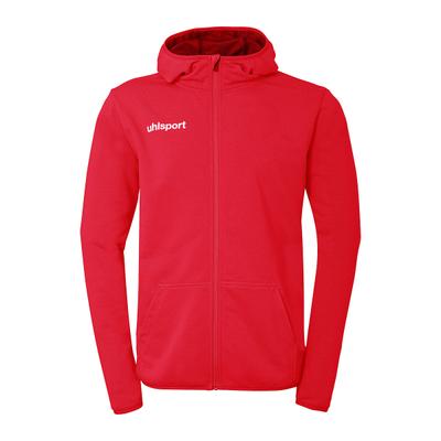 Trainingsjacke UHLSPORT "Trainingsjacke Essential Kids", Jungen, Gr. 164, rot, Obermaterial: 62% Polyamid Polyam.recyc. 38% Baumwolle CO(Bio)., Jacken Trainingsjacke