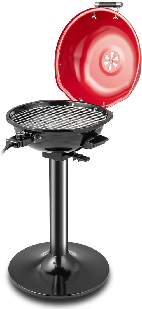 Casart 45cm W x 47cm D Portable Single Burner Electric Grill Red