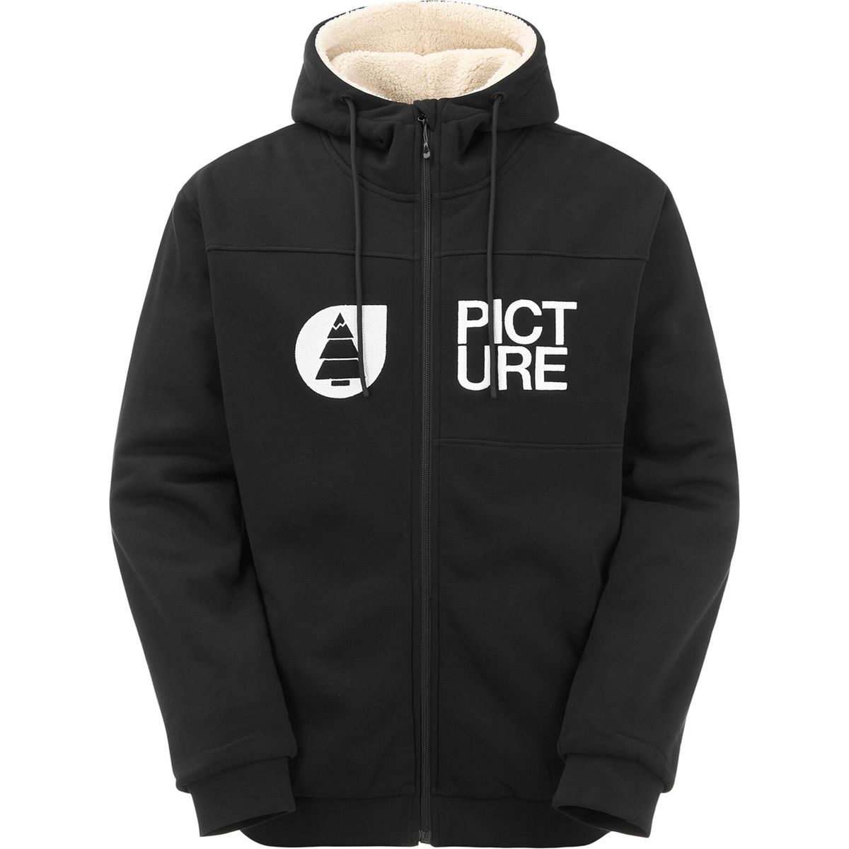 Picture Basement Plush Zip Hoodie (B) M MSW0517BBlackM