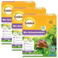 Solabiol Bio-Schneckenkorn - 3x 1,9 kg