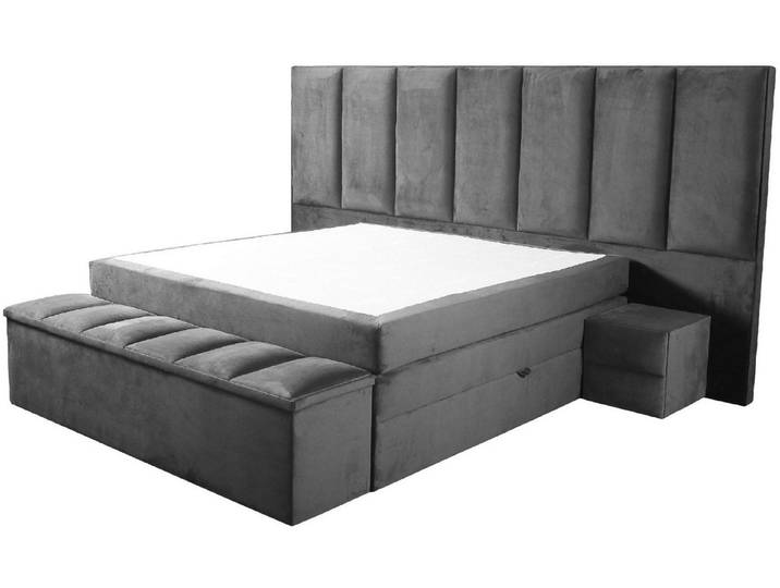 Xlmoebel Boxspringbett Luxuriöse Hotelmatratze mit exklusivem Textildesign (Bett), Hergestellt in Europa