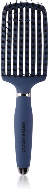 Sister Young OVIA brosse plate pour cheveux Blue BV 1 pcs
