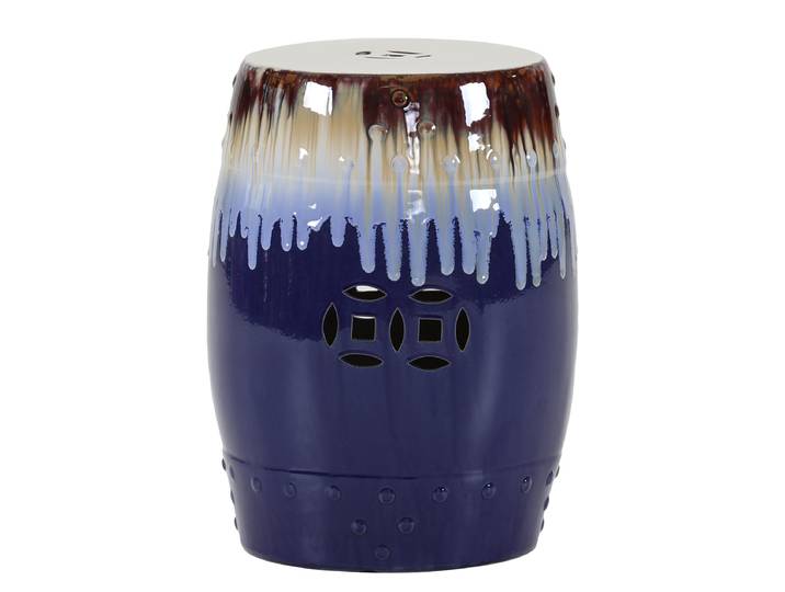 Beistelltisch Kadema - Typ B Ø 33cm Blau