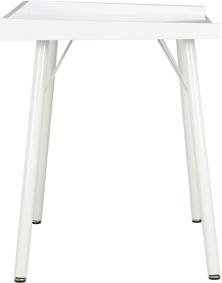 vidaXL Bureau Blanc 90x50x79 cm