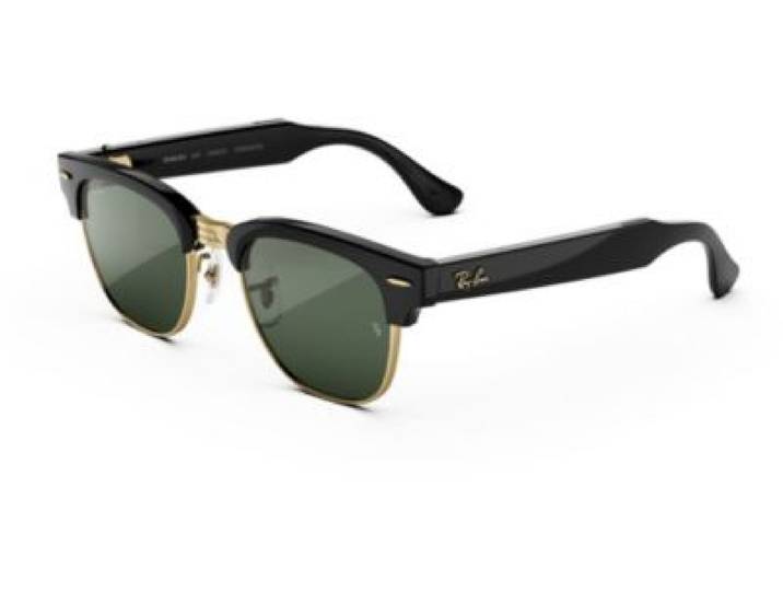 Meta - Lunettes Connectées Ray-Ban Audio Clubmaster Noir Transitions