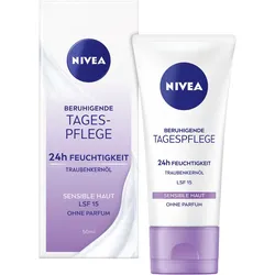 NIVEA 24h FEUCHTIGKEIT LFS 15 BERUHIGENDE Gesichtscreme 50,0 ml