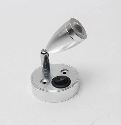 Uplift Picks 12V 24V Adjustable LED RV Reading Light Warm White Gooseneck Spotlight silver (3w) nature White (3500 5500k)