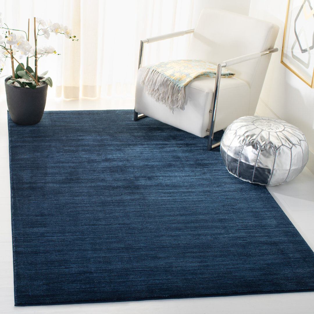 Mercury Doylestown Area Rug Black Rectangle 122 x 183 cm
