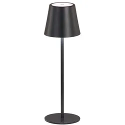 Außenleuchte Tischleuchte Touch-Dimmer LED Gartenlampe Balkonlampe IP54 Schwarz