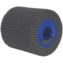Tecwerk, Schleifmittel, Satinierwalze Vlies/Gewebe 80 medium braun Ø100xB100mm 19 mm (80)