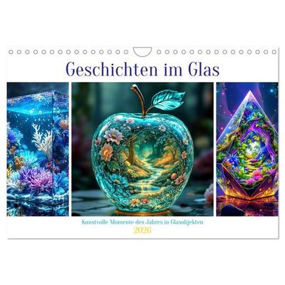 Geschichten im Glas (Wandkalender 2026 DIN A4 quer), CALVENDO Monatskalender
