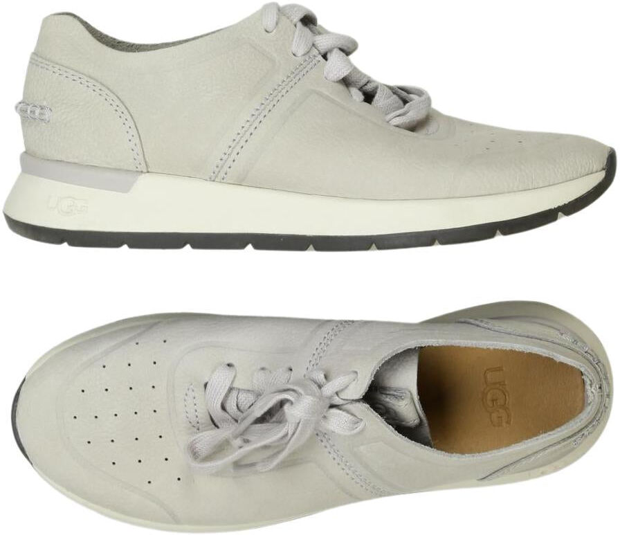 UGG Damen Sneaker, Grau, Gr. EU 36, Leder - Second Hand