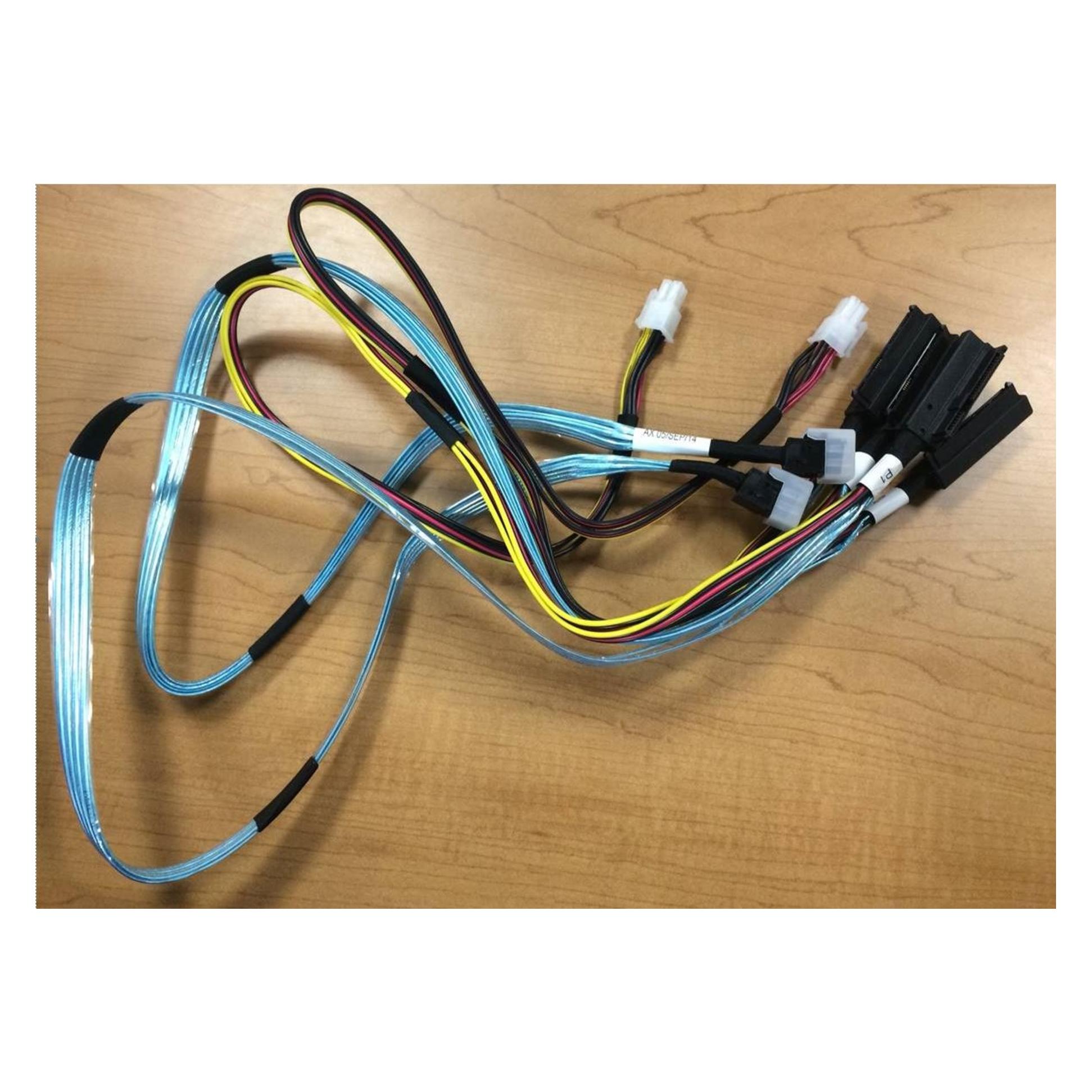 Supermicro Kabel CBL-SAST-0675 2x MiniSAS auf 4x SAS 2 65cm (65 cm, Mini-SAS, SAS) (CBL-SAST-0675)