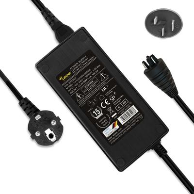 Batterie-Ladegerät LEICKE "Ladegerät für Bosch 42V/36V 4A Performance Active Line E-Bike/Pedelec", schwarz, B:13cm H:30cm T:5cm, Ladegeräte