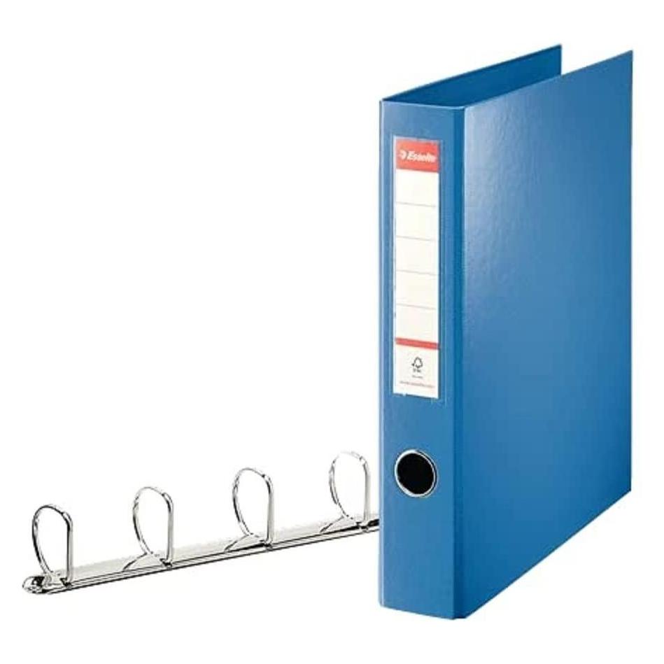 Esselte Standard 4-Ring Binders, A4, Blau, 4 cm, 5,4 cm (A4, 54 mm) (82405)