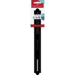 FABER-CASTELL Lineal Dots 30 cm schwarz