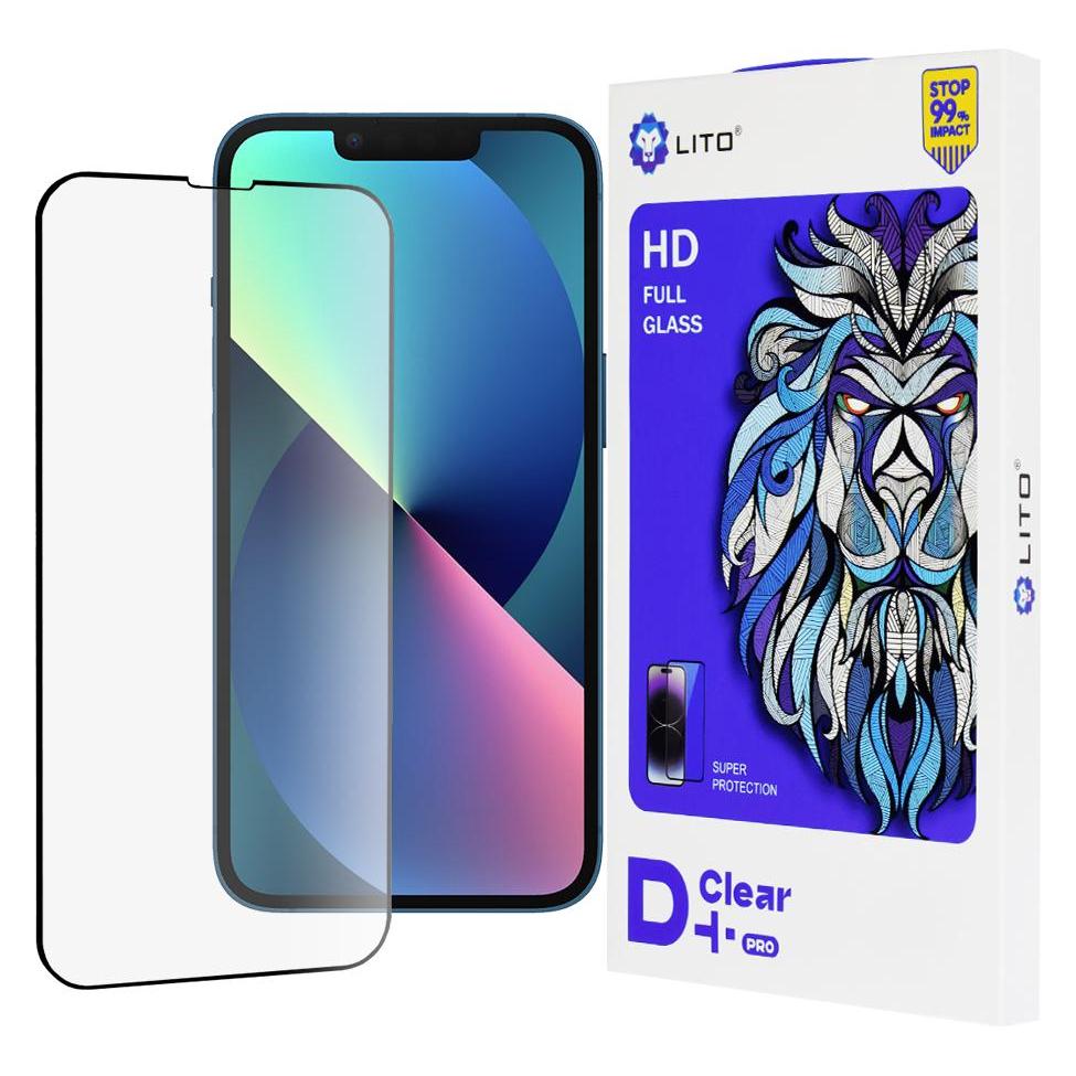 Lito - D+ Pro Clear - iPhone 13 / iPhone 13 Pro / iPhone 14 - Black (Apple iPhone 13, Apple iPhone 13 Pro, Apple iPhone 14) (56354265)