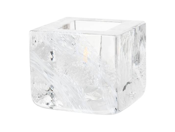 Kosta Boda Photophore Brick blanc