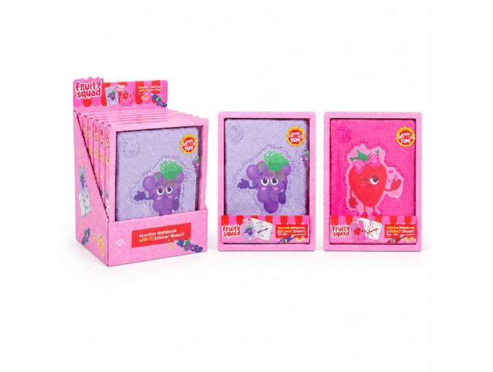 Fruitysquad notitieboek+2gelpen FS253007(Let op! Per Stuk!)