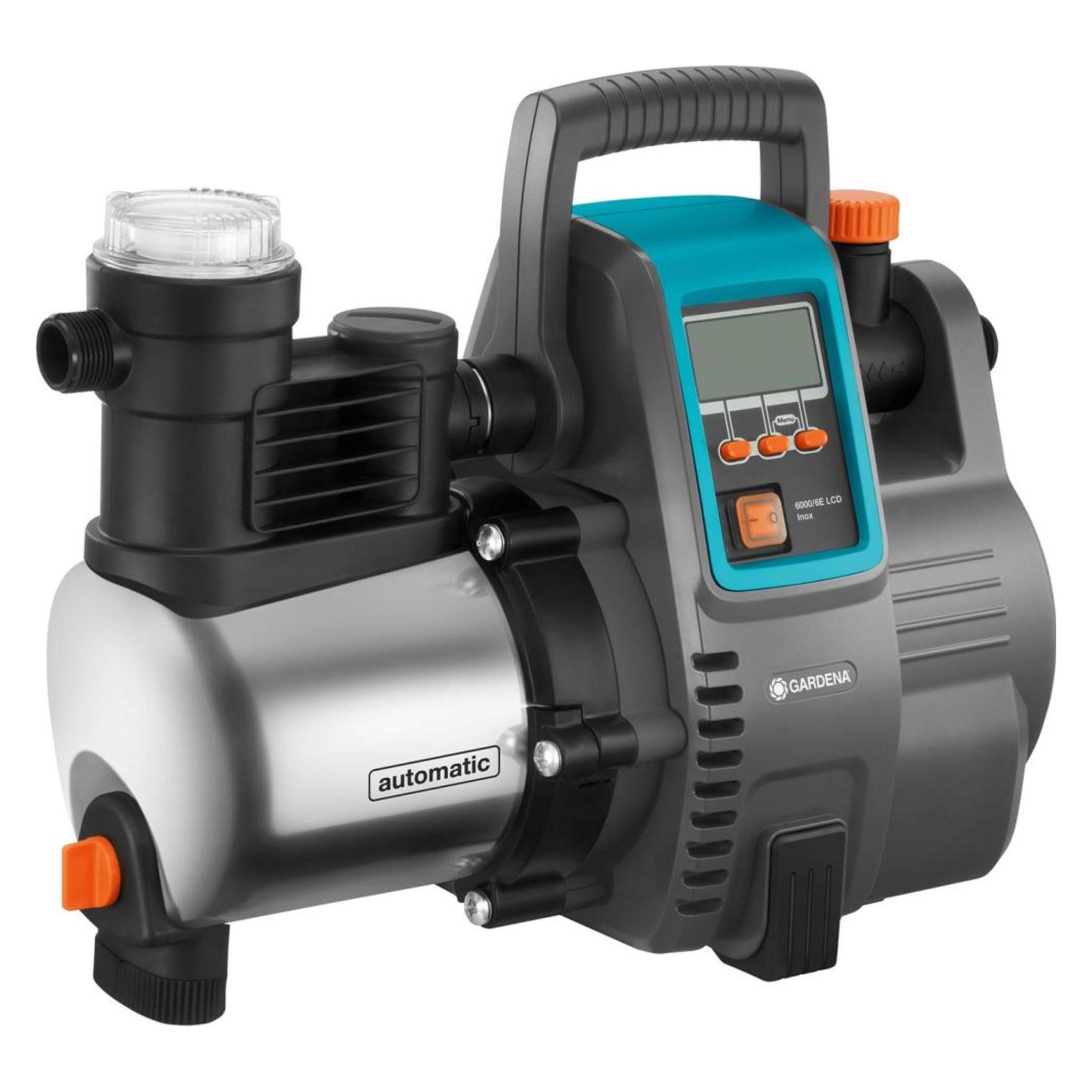Gardena 6000/6 LCD inox (Gartenpumpe, Hauswasserpumpe, Smart Pressure Pumpe) (176061)