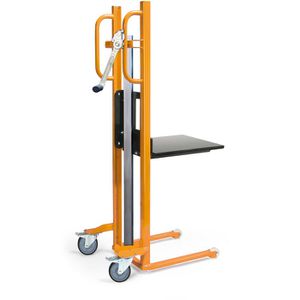 Taurolifter Materialheber 30-1106, mit Plattform, Hub 1205mm, TPE-Räder, Tragkraft 150kg