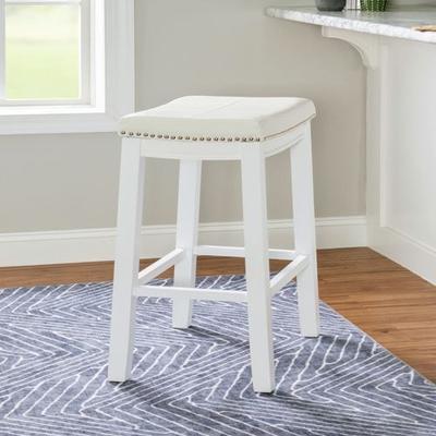 Linon Home Decor Products North Haven Bar Stool White Bar, Bar, White