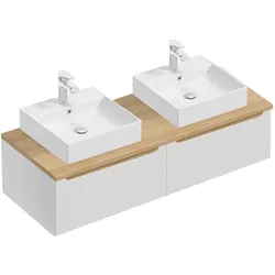 DOPPELWASCHTISCH 120cm Livia Weiß