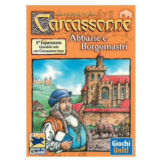 Giochi uniti Carcassonne: Esp.6 Abbazie E Borgomastri (Italienisch) (8033772893190)
