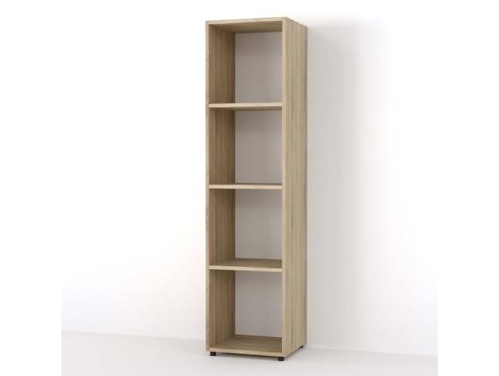 Vicco Raumteiler Ludus, Sonoma, 142.5 x 36.2 cm zur Aufbewahrung und Präsentation von Büchern und Boxen