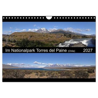 Im Nationalpark Torres del Paine (Chile) (Wandkalender 2027 DIN A4 quer), CALVENDO Monatskalender