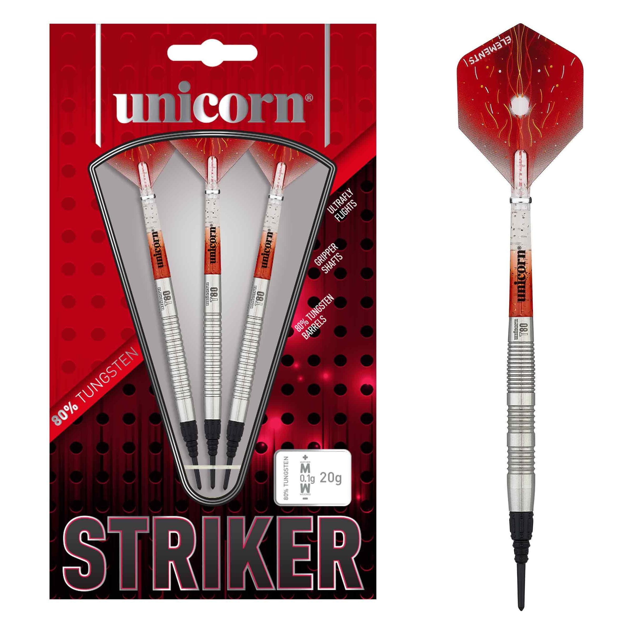 Unicorn Core XL Striker Soft Darts (21 g) (B08NC59DDR)