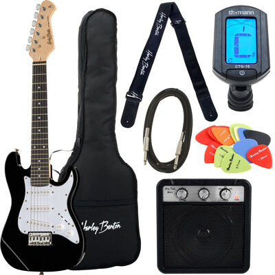Harley Benton MA-5 Miniamp Set 4 Schwarz Hochglanz