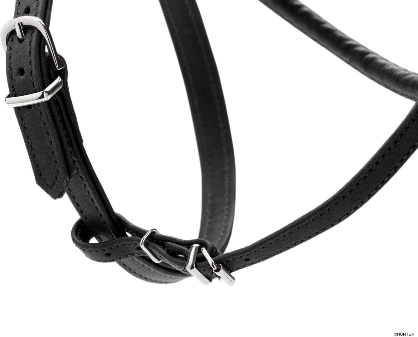 DOG SPORT HUNTER Geschirr Round & Soft Canadian Up S-M, schwarz