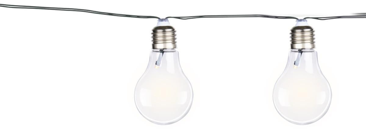 Grundig Solar String Light 4.7M - Solar LED Tuinverlichting met 10 LED lampen
