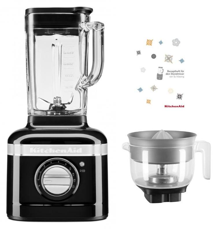 KitchenAid K400 Standmixer Saftpaket Onyx Schwarz