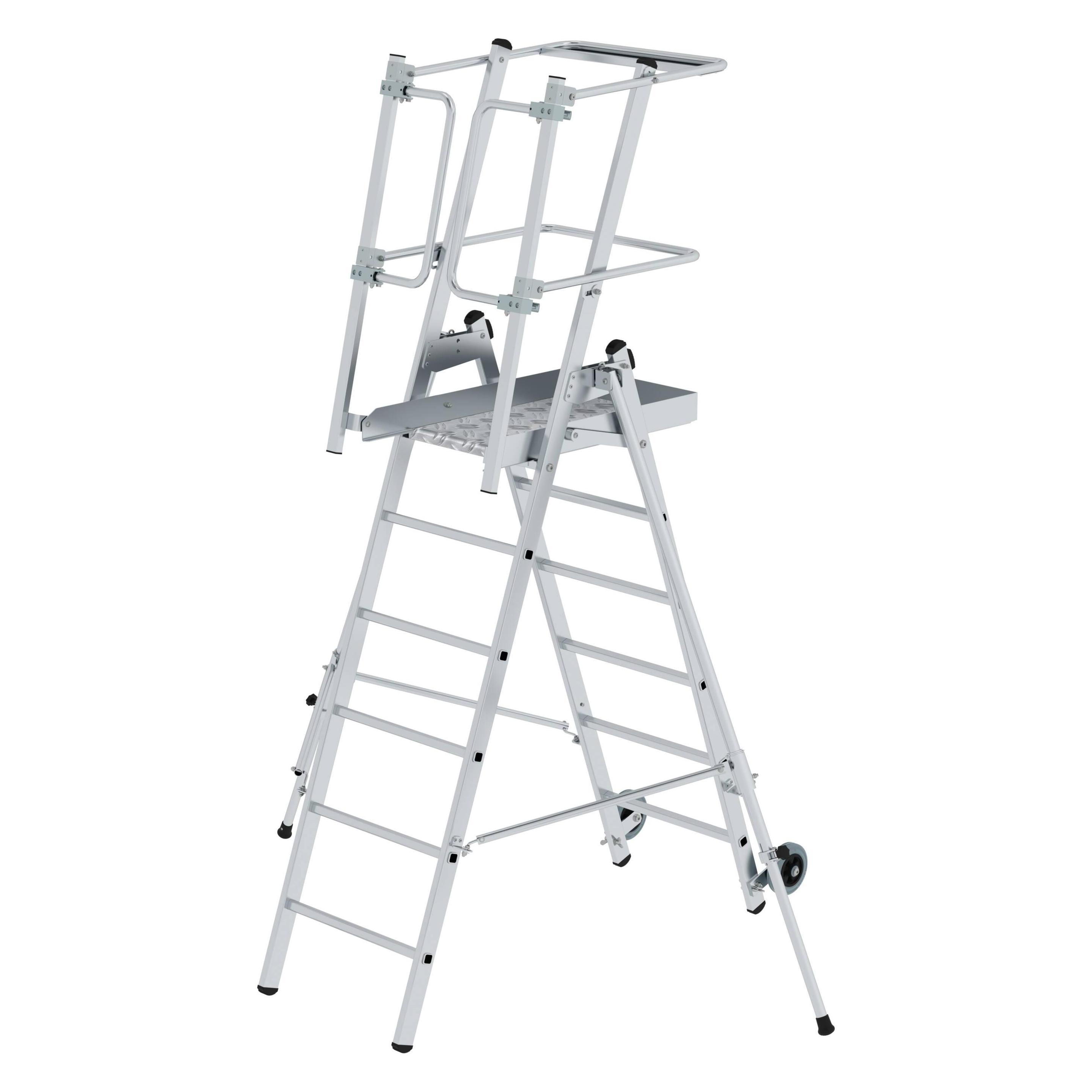 Günzburger Plattformleiter FlexxStep 6 Sprossen (Plattformleiter, 48 cm) (052526)